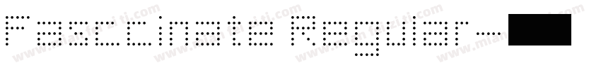 Fasccinate Regular字体转换